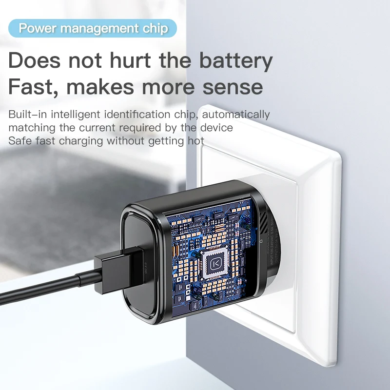 kuulaa usb charger quick charge 18w qc3 0 fast wall charger for xiaomi redmi note 9 8 iphone 11 xr 7 realme x2 pro phone charger free global shipping