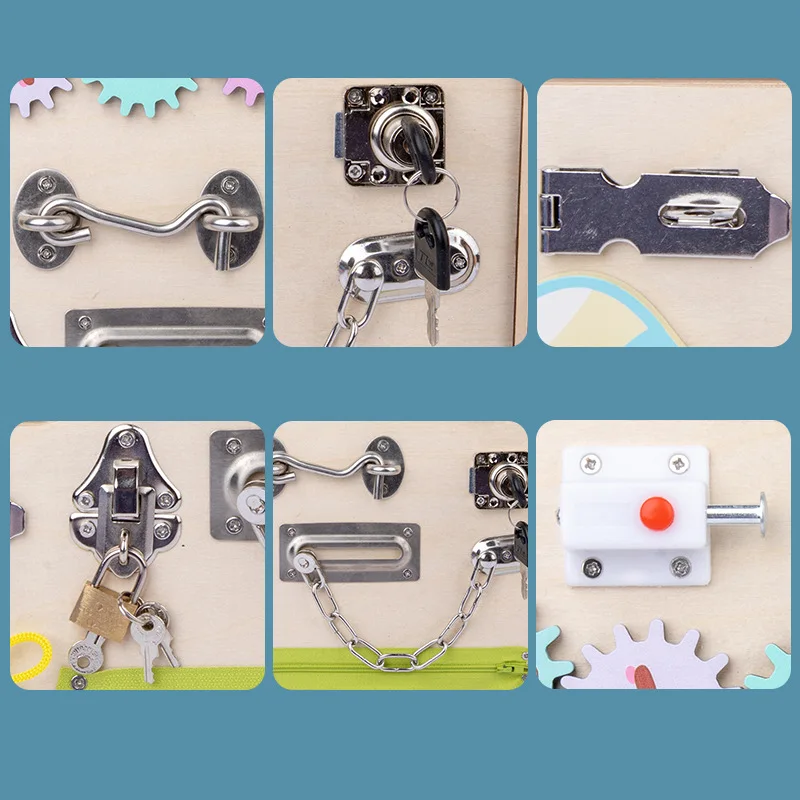 Новые Деревянные игрушки Монтессори занят доска активности для малышей 1 3 5 лет