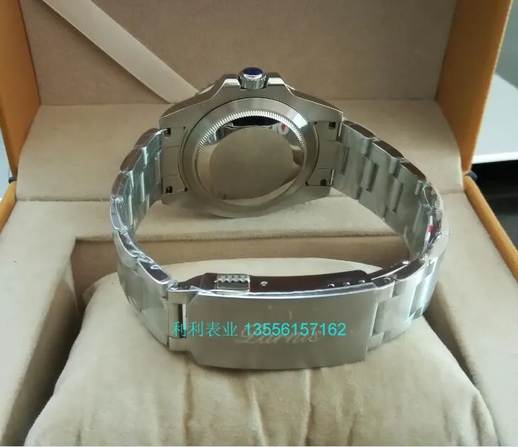 40 мм Parnis с сапфирами Кристалл 21 jewels GMT автоматическое машинное движение Мужские