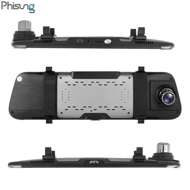 Phisung H800 Full HD 1080P Автомобильный видеорегистратор Камера 9,36 дюймов зеркало заднего вида Цифровая видеокамера авторегистратор сенсорный экран камеры видеорегистраторы