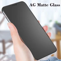50pcslot matte protective glass for iphone 11 12 13 pro x xr xs max 6 7 8 plus screen protector tempered glass protection film