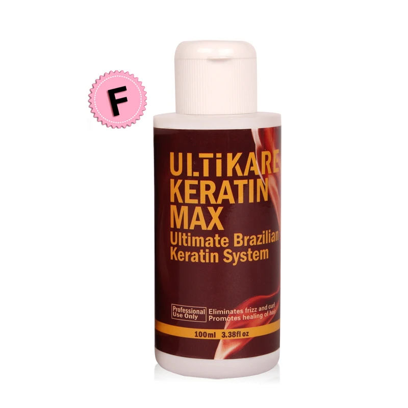 

100ml Brazilian Ultikare Keratin Treatment at home Smoothing System for Resistant Hair or Kinky Curly Hair