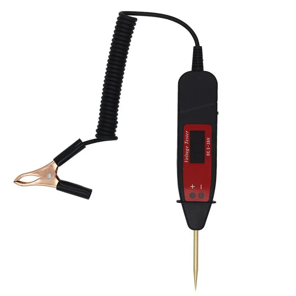 

Universal 5-36V LCD Digital Circuit Tester Voltage Meter Tool Diagnostic Power Car Automotive Pen Circuit Scanner Probe F5R1
