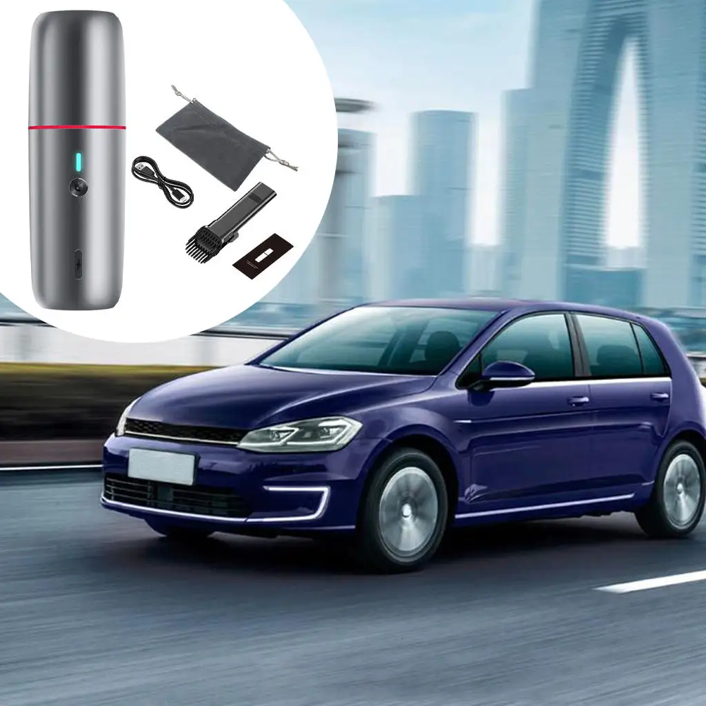 

Portable Car Vacuum Cleaner 6000PA Suction USB Rechargeable Quick Charge