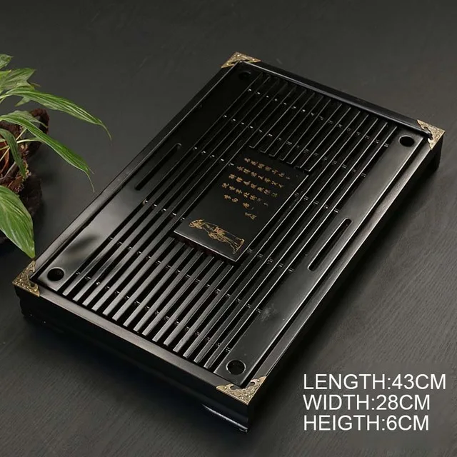 Китайские аксессуары для чая из цельного дерева поднос чайный набор кунг фу