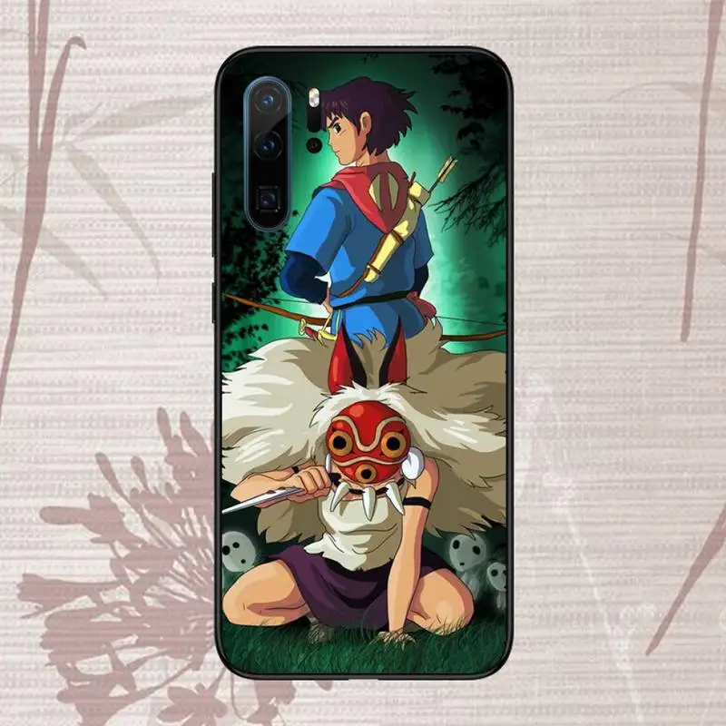 

Japanese Anime Princess Mononoke Phone Case For Huawei P20 P30 P40 lite Pro P Smart 2019 Mate 10 20 Lite Pro Nova 5t