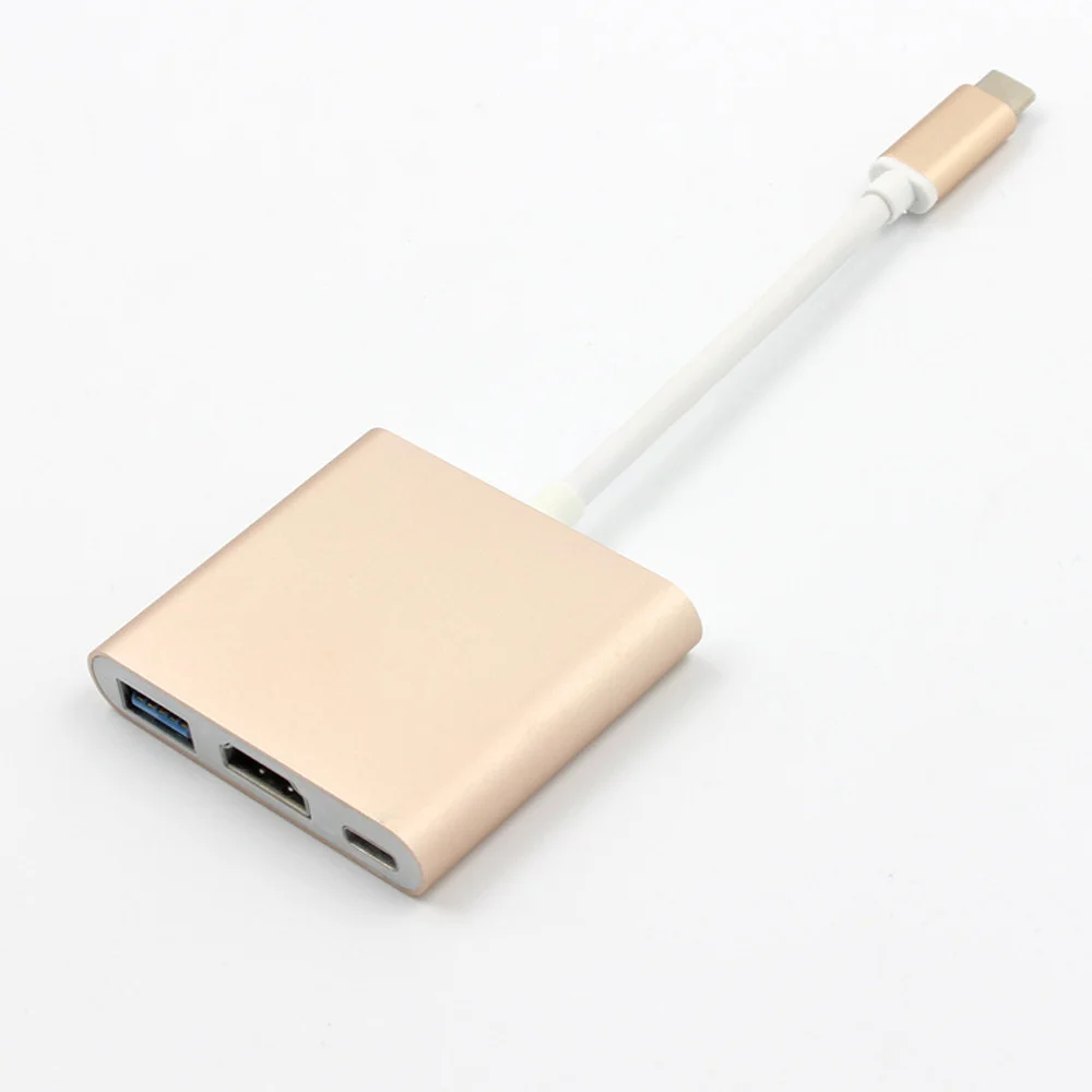 3 адаптера USB Type C Hub to HDMI 4K Поддержка Samsung Dex mode USB-C док-станция с PD для MacBook Pro/Air |