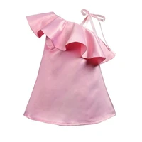 2021 new girls long dress summer children lovely skirt fox pattern stitching strap dresses