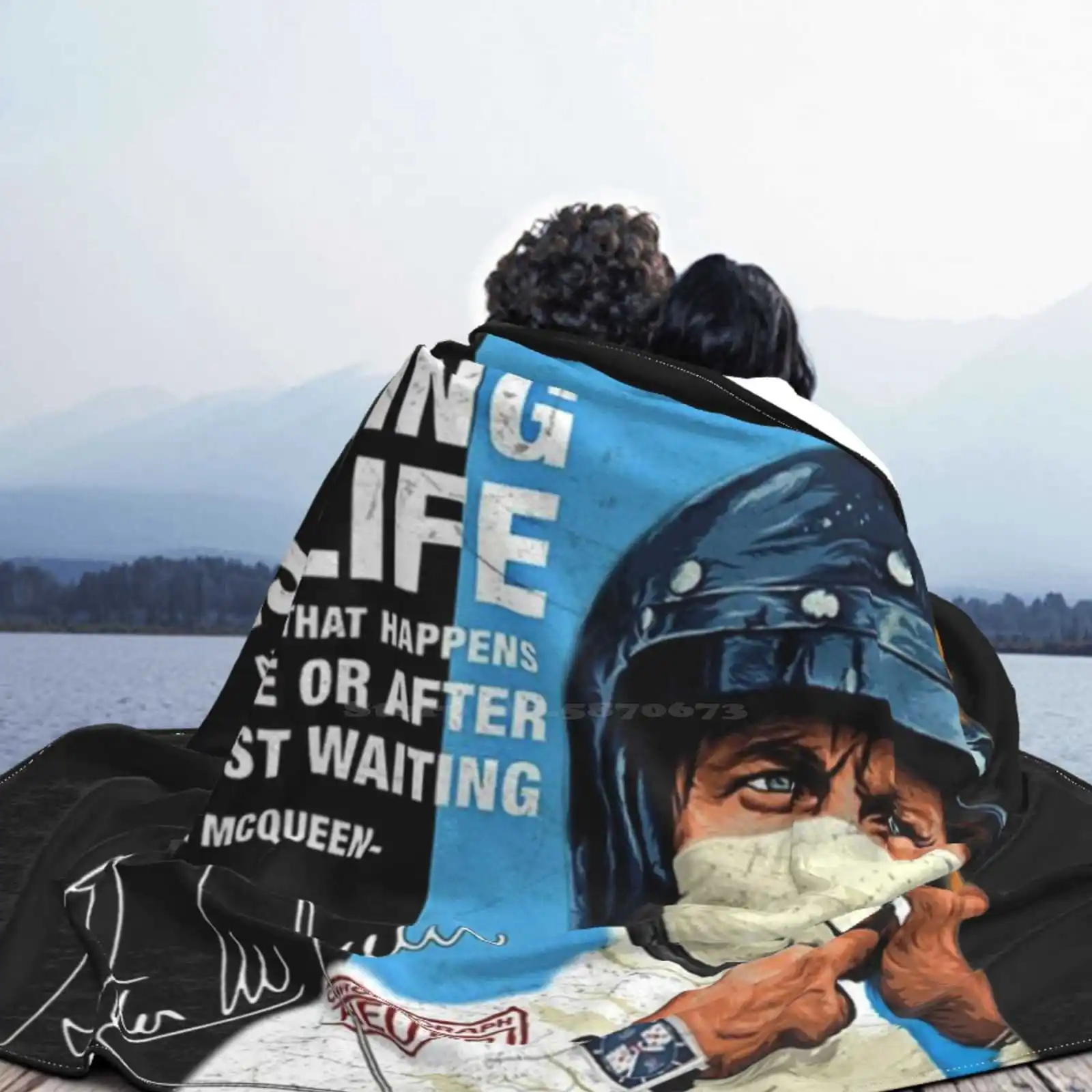 Лидер продаж комнатное фланелевое одеяло с цитатами Racing Is Life ретро экшн-фильм