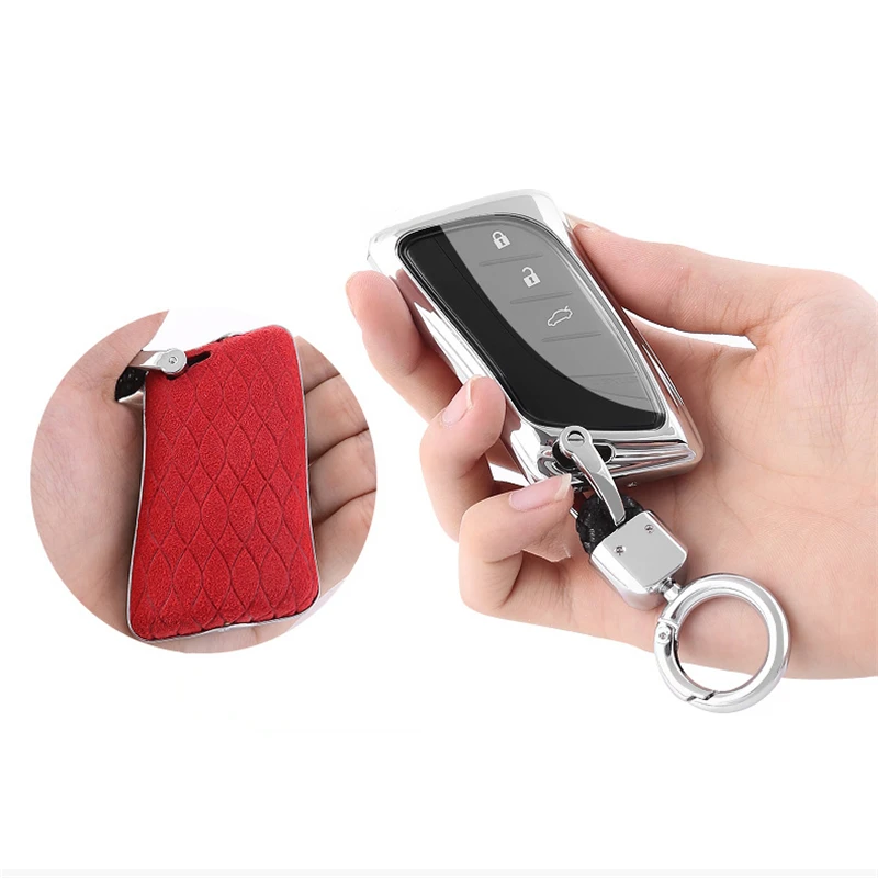 

2019 New Faux Flip fur car key case full cover For Lexus IS ES GS NX GX RX LX RC 200 250 300 300h 350 UX250h LS350LS500h ES260