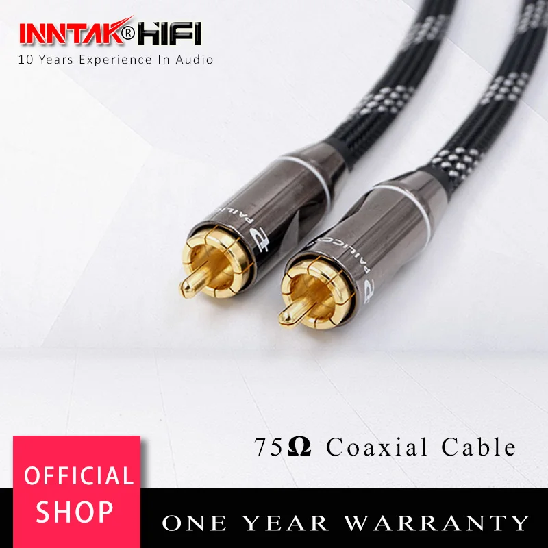 1PCS HIFI 75 Ohms LV-61S Digital coaxial Audio cable / RCA to Coaxial Cable | &amp Video Cables