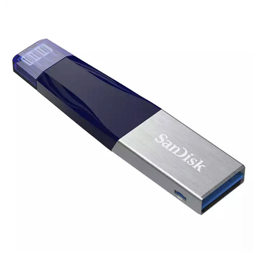 SanDisk двойной флеш-накопитель OTG Lightning Разъем USB3.0 флэш-накопитель 256 ГБ 128 Гб 64 для