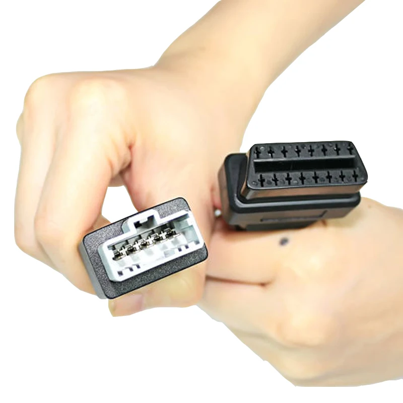 Диагностический кабель OBD2, 5-16 контактов, автомобильный удлинитель EML327, адаптер OBD для автомобиля Honda