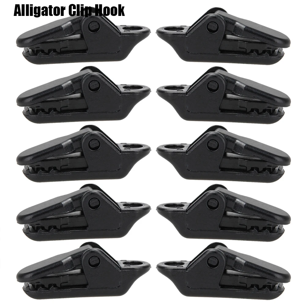 10 шт. походный зажим для палатки тент навес брезента защелкивающийся холст якорь