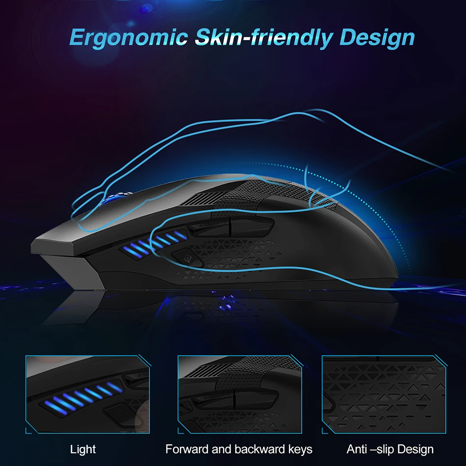 TeckNet 7000DPI программируемая игровая мышь s Профессиональная геймерская RAPTOR Pro