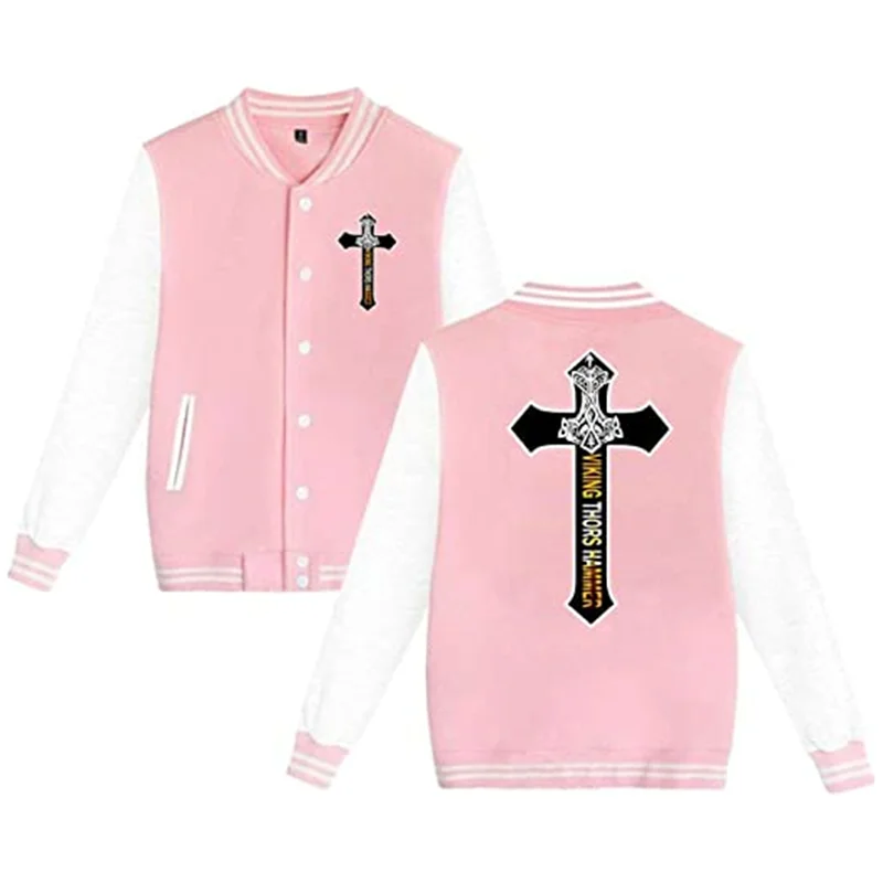

Unisex Baseball Uniform Jacket Hoodie Sweater Sport Coat Sweatshirt