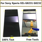 100% протестированный 5,2 ''ЖК-дисплей с сенсорным экраном, дигитайзер в сборе для Sony Xperia XZs G8231, G8232, с бесплатными инструментами