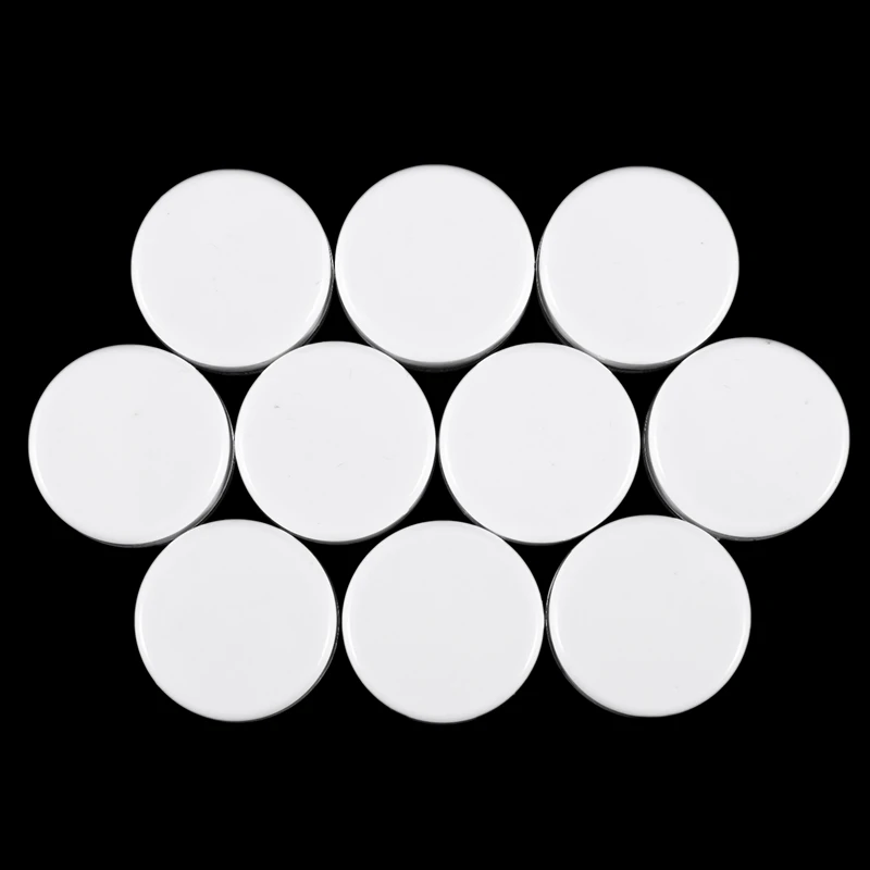 10PCS Cosmetic Empty Jar Pot Eyeshadow Makeup Face Cream Lip Balm Container White | Красота и здоровье