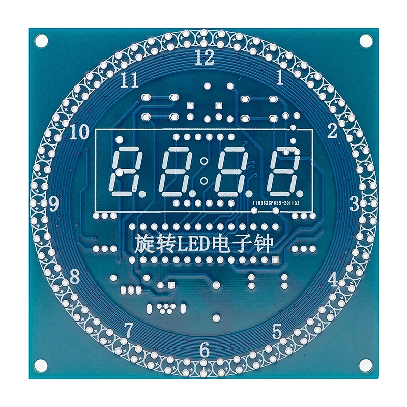 1 шт. DIY вращающийся цифровой светодиодный Дисплей модуль GSM сигнализация