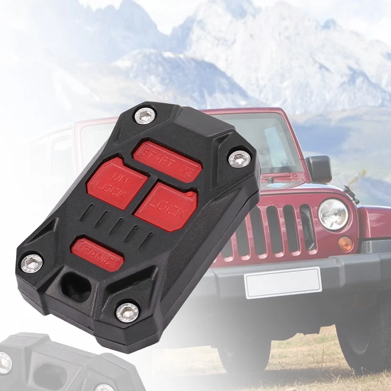 Car Key Shell Cover Case Frame for Jeep Wrangler JK 2008-2017 Compass Patriot 2011-2016 Protective Interior Accesso | Автомобили и