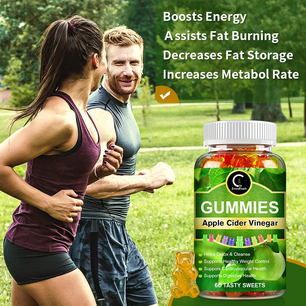 Greenpeople яблочный уксус продукт для похудения стимулирует метаболизм тела снимает