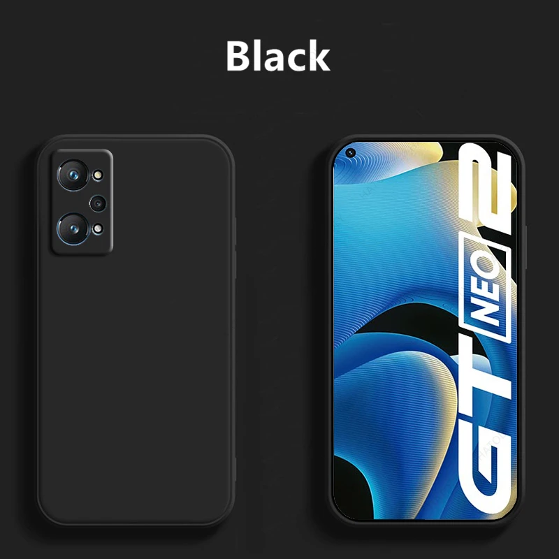 Funda de silicona l&iacute;quida para Realme GT Neo 2, carcasa para Realme GT Neo 2 5G Master Narzo 50A 50i 30A 30 8i 8s 8 Pro C25s C25Y C21Y-1
