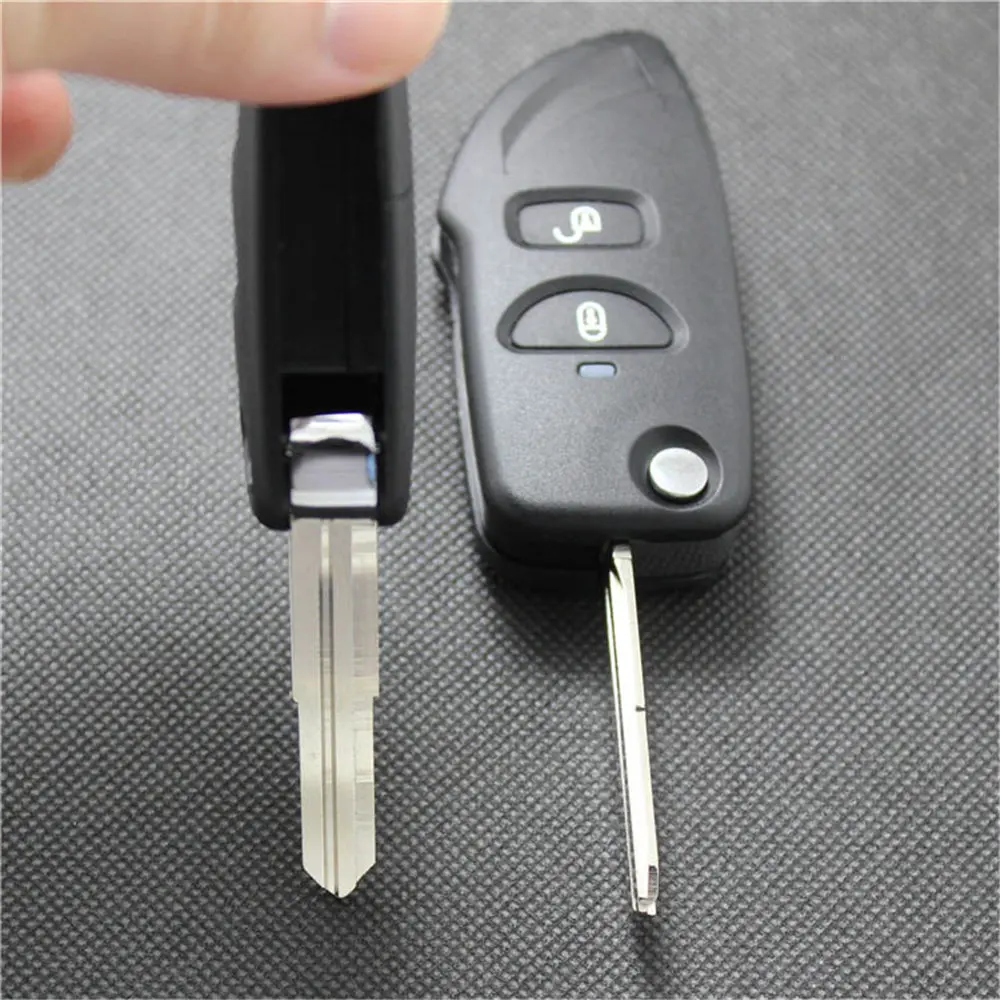 PINECONE для KIA SPORTAGE 2 кнопки чехол ключа корпус необработанное Латунное лезвие