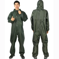 oil proof rain coat suit waterproof fashion motorcycle rain coat dust proof spray paint even cap impermeables rain gear bd50yy