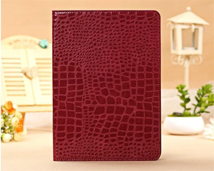 Крокодиловый умный чехол для нового ipad / 9,7 дюймов, чехол для Apple ipad 5/6 air/air 2, чехол из искусственной кожи, чехол для планшета, смарт-подставка