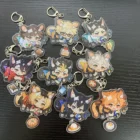 6 см Аниме Haikyuu! Брелок Хината шойо кагеяма тобио Косплей Акриловый Брелок фигурка брелок Поклонники рождественские подарки