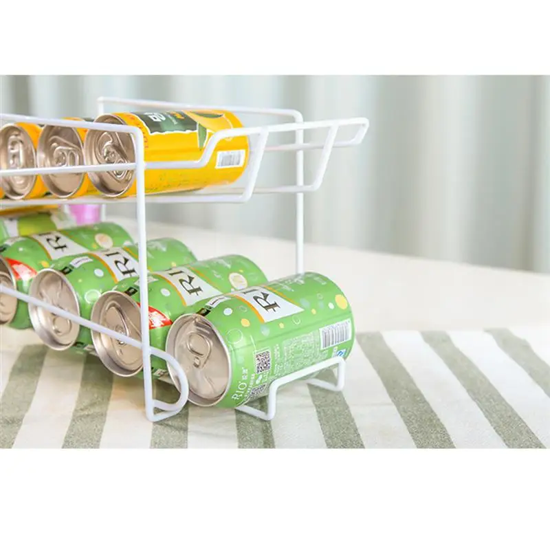 Кухонная полка для холодильника держатель бутылок пива вина органайзер стеллаж