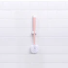 Настенный органайзер для швабры, держатель для щетки, вешалка для метлы, домашний стеллаж для хранения, для ванной на присоске, подвесные крючки для труб, бытовые инструменты