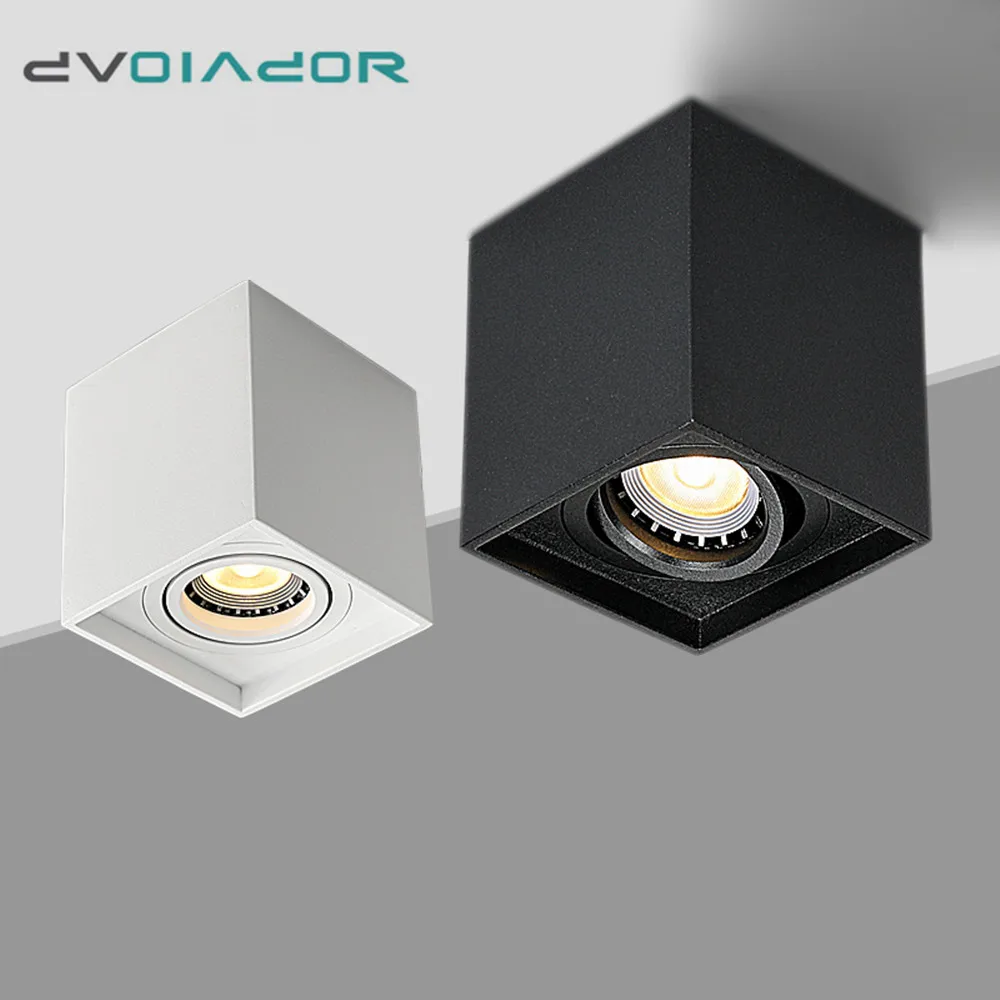 Потолочный светодиодный светильник установленный на поверхности GU10 5 Вт 7 10