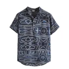 Летние рубашки для мужчин, одежда с коротким рукавом, топы, гавайская пляжная рубашка с цветами, мужская повседневная водолазка, Классическая рубашка