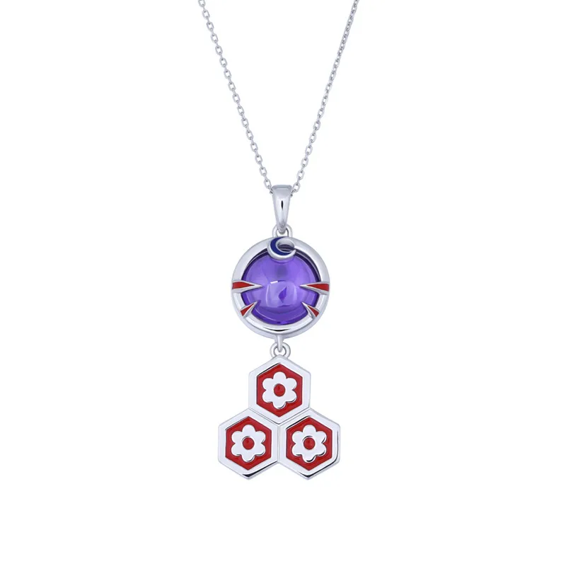 

Anime Inuyasha Sesshoumaru S925 Silver Necklace Cosplay Men Women Pendant Take Photo Props Fashion Christmas Gifts