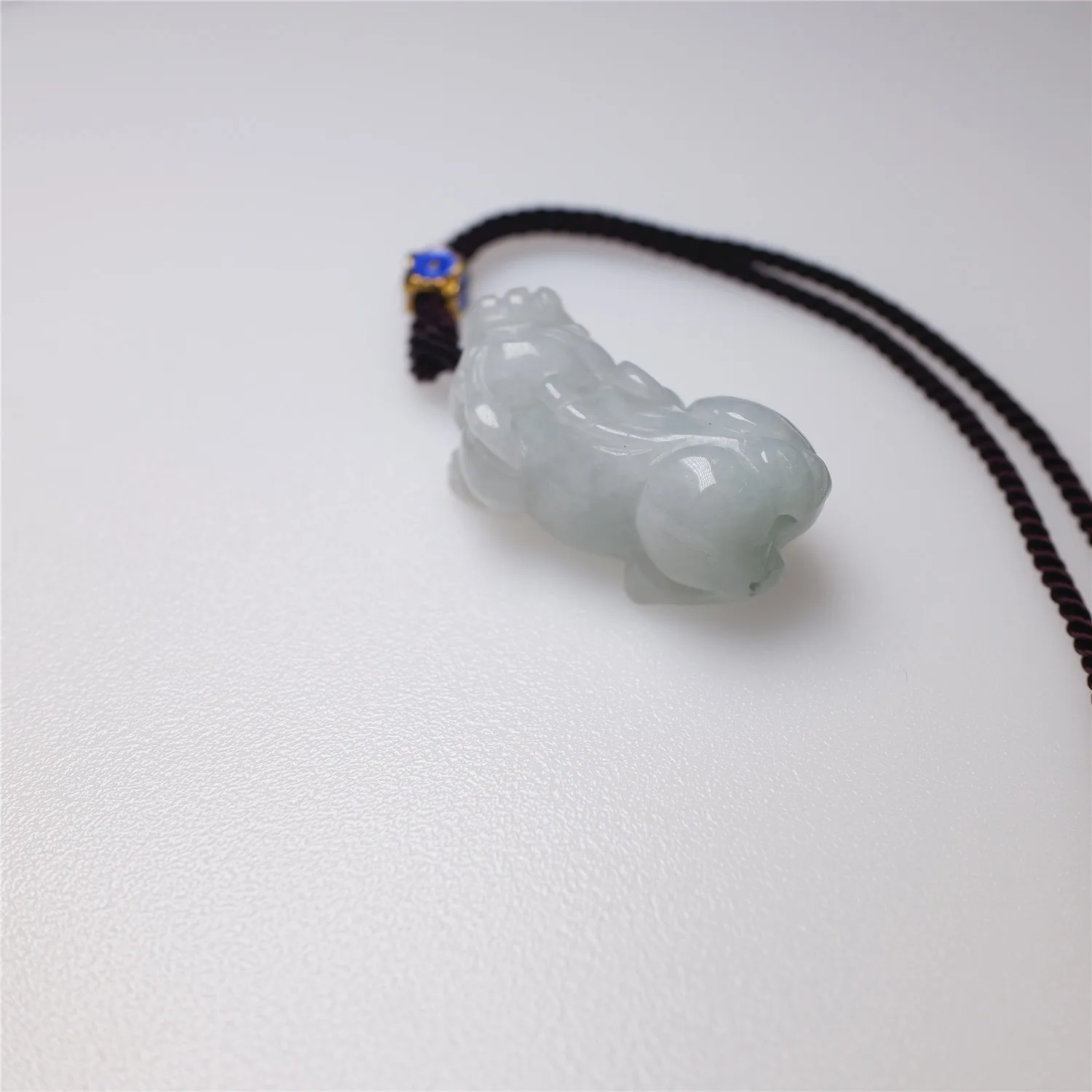 

LETSFUN Grade A Burmese Jadeite Jade Brave Troops Pendant Necklace Jewelry Gift Gemstone