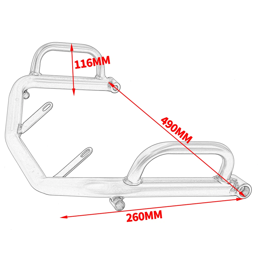 

Motorcycle Crash Bar Engine Guard Frame Bumper Protector Full Body Protection For Honda ADV 150 adv 150 ADV150 2018 2019 2020