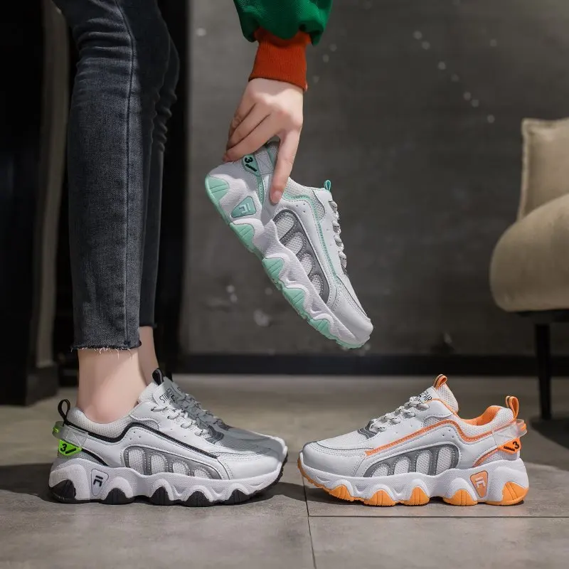 

Shoes 2021 casual ladies breathable vulcanized shoes thick-soled casual sports shoes new flat shoes Femme Tenis Feminino
