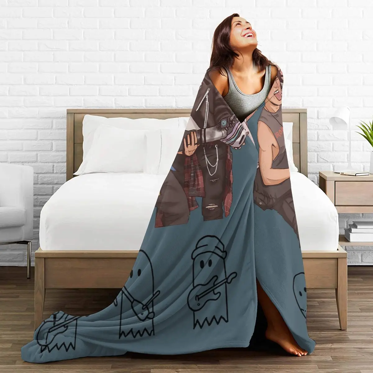 

Ultra Soft Sofa Blanket Cover Blanket Cartoon Cartoon Bedding Flannel plied Sofa Bedroom Decor for Children and Adults 72