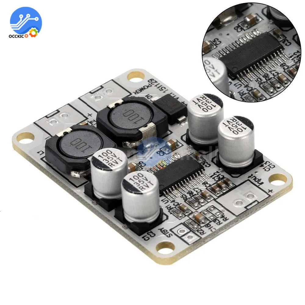 TPA3110 моно усилитель плата PBTL 30 Вт DC 8-26 в tablero amplificador модуль звуковой динамик плата модуль amplificador