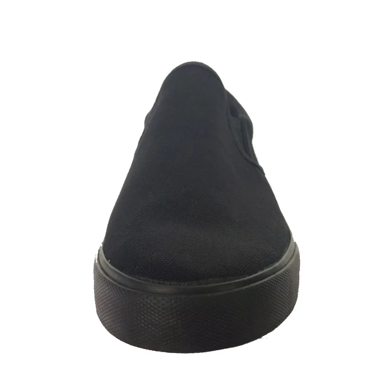 Мужские парусиновые туфли повседневные брендовые лоферы черные белые большие