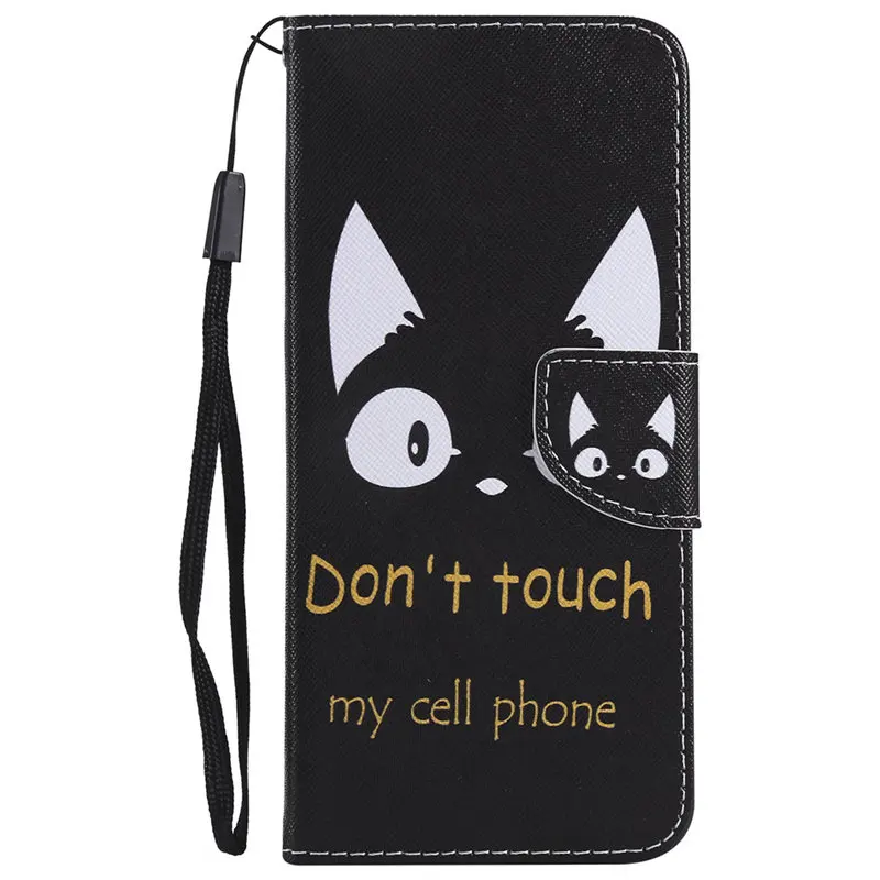 Cat Ear Для samsung Galaxy j3 j5 j7 A5 A3 j1 S5 S6 S7 край S8 S9 S10 плюс A20 A30 A40 A50 Капа флип чехол Кожаный чехол-бумажник с крышкой D06F - Цвет: Cat Ear