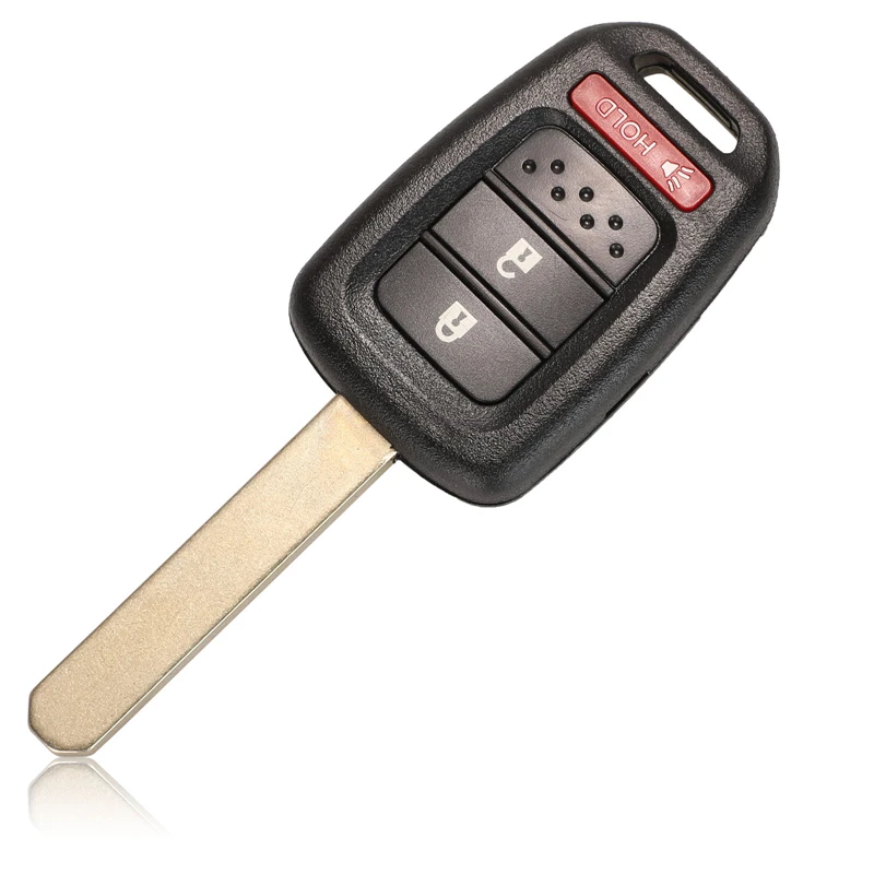 Jingyuqin 2/3/4 кнопки дистанционного ключа оболочки для Honda Accord CR-V FIT XRV VEZEL CITY Джаз CIVIC HRV FRV дистанционный ключ чехол Брелок - Количество кнопок: 2 plus 1