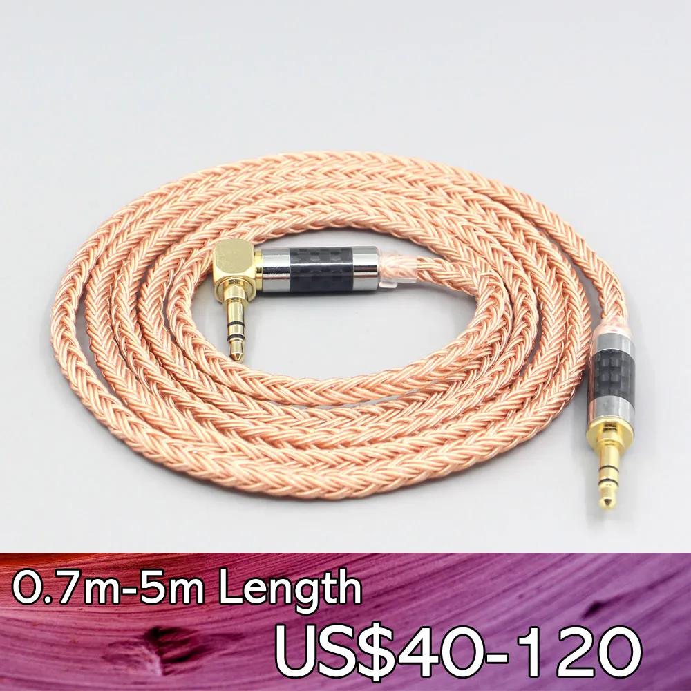 

LN007663 Balanced 16 Core 99% 7N OCC Earphone Cable For Fostex T50RP Mk3 T40RP Mk2 T20RP Mk2 Dekoni Audio Blue Headpho