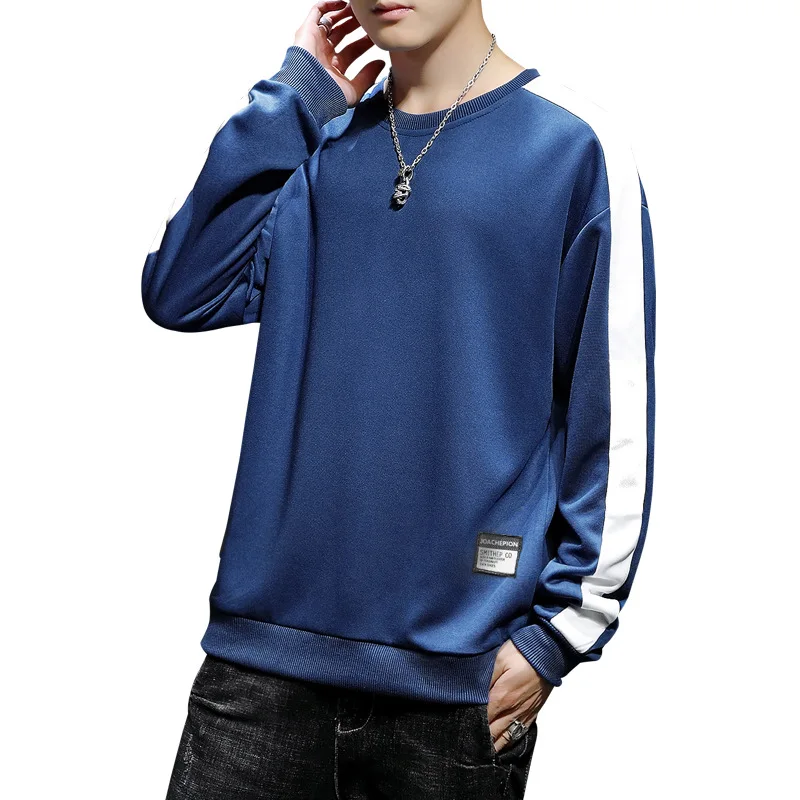 

Free shipping 2020 spring and autumn men's long sleeve T-shirt fashion casual Korean boys' sweater 4XL