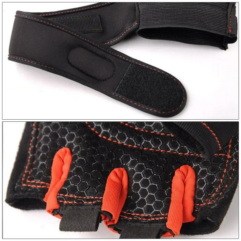 Cycling Gloves Bicycle Bike Anti Slip Shock Breathable Half Finger Short Sports Hiking Accessories for Men | Спорт и развлечения
