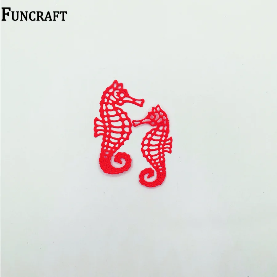 Любовь морская лошадь пара целующиеся металлические Вырубные штампы Alinacraft