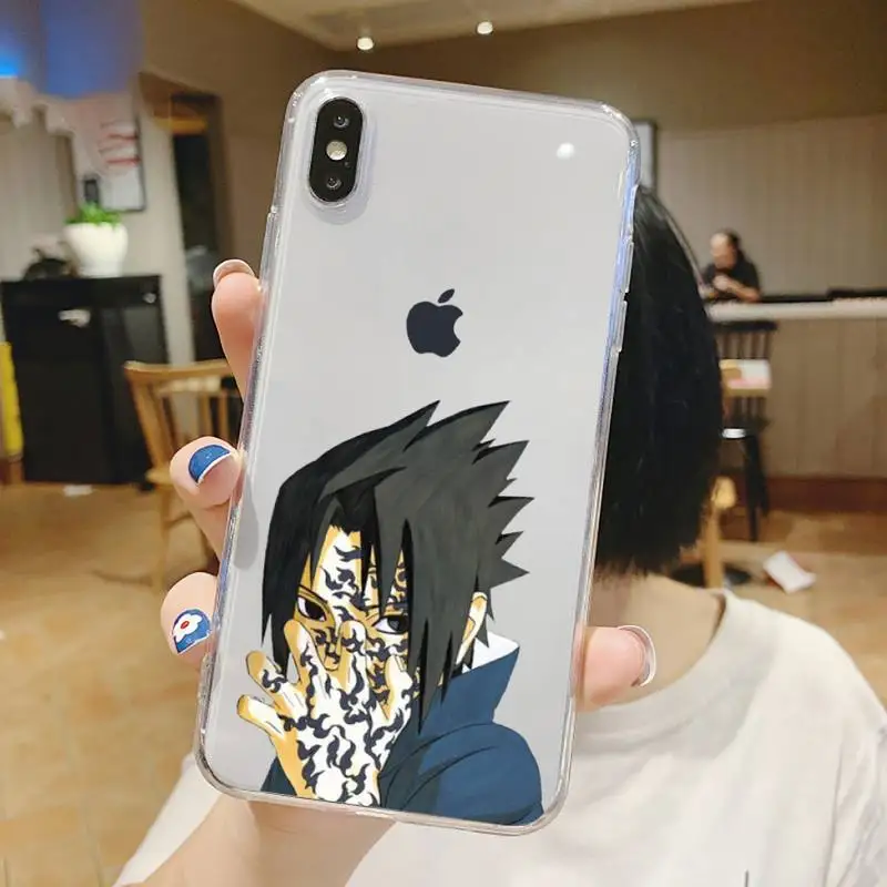

Kakashi Naruto Passionate Uchiha Itachi Phone Case Transparent soft For iphone 5 s c se 6 6s 7 8 11 12 plus mini x xs xr pro max