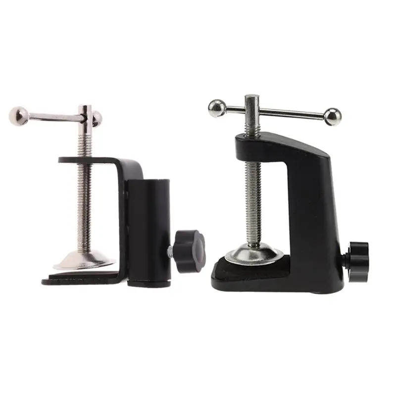 

57EC Aluminum Alloy Iron Cantilever Bracket Clamp for Mic Stand Table Lamp Desk Clip