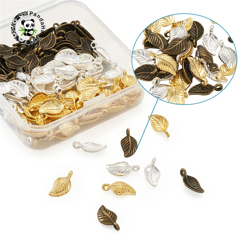 1 коробка подвески из сплава в тибетском стиле для ювелирных изделий ожерелья